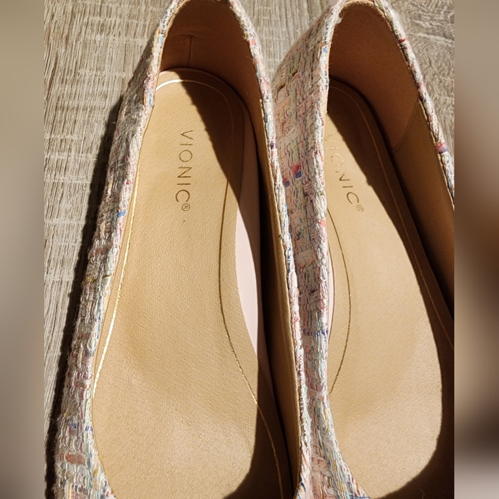 Vionic Multicolor Tweed Flats - Picture 7 of 10
